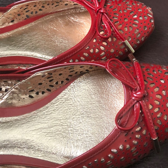 ARTUROCHIANG red flats with bows - Picture 4 of 5